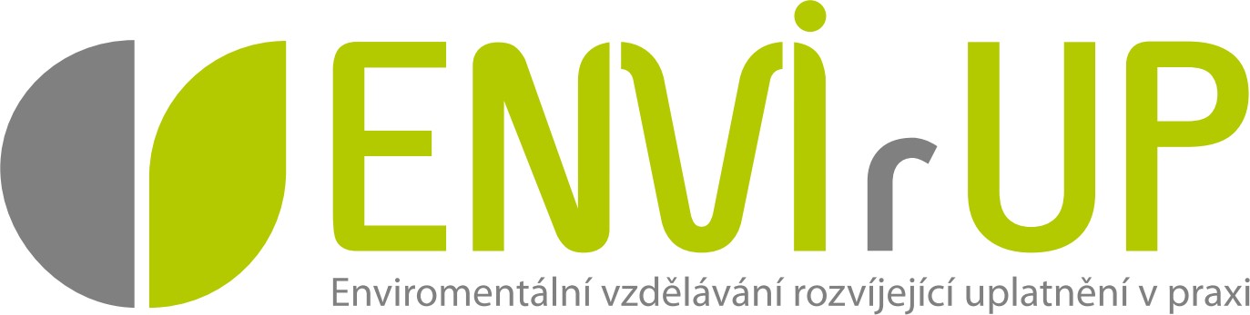 Barevné logo Envirup bez přechodu